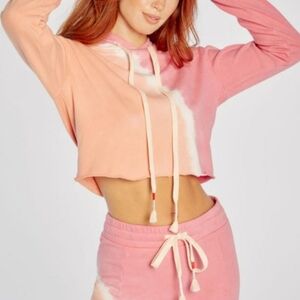 Pink Tie-Dye Women's Hoodie